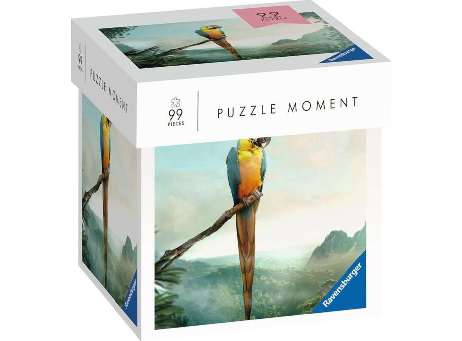 RAVENSBURGER Puzzle Moment: Papagáj 99 dielikov