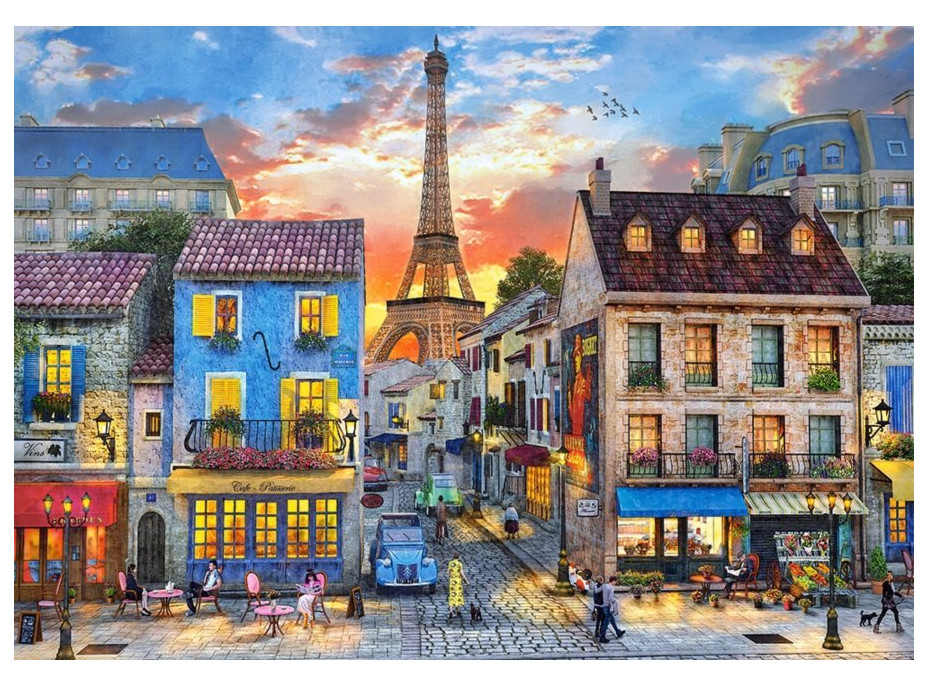 CASTORLAND Puzzle Parížskej ulice 500 dielikov