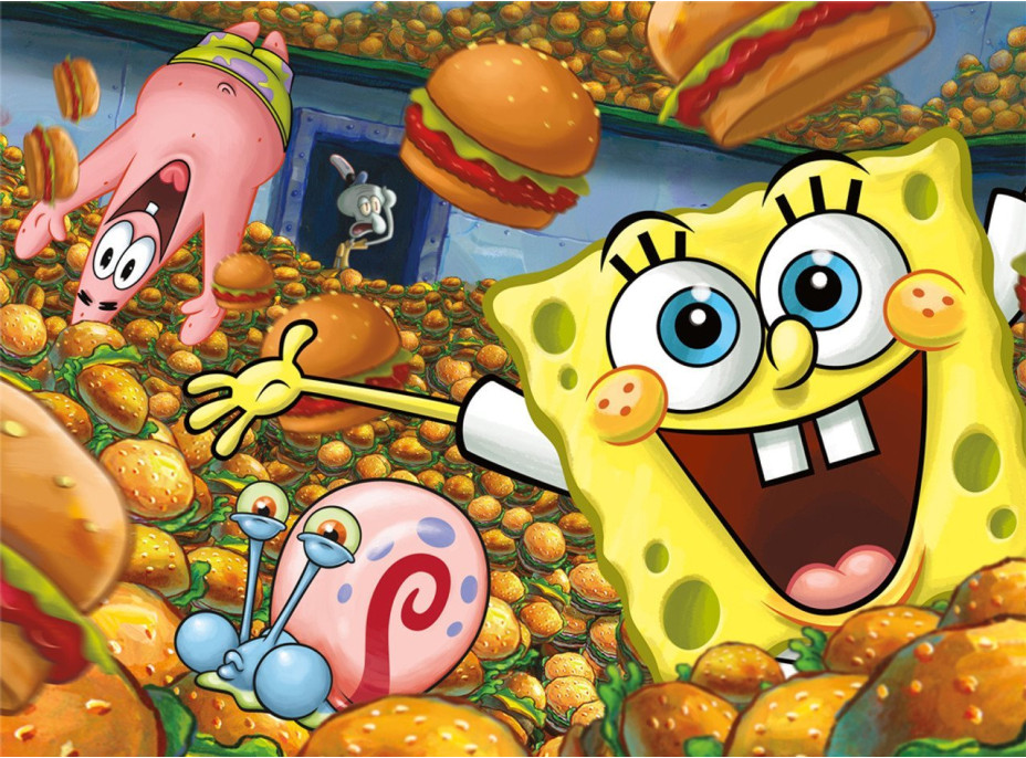 AQUARIUS Puzzle SpongeBob SquarePants: Krabie hambáča 500 dielikov