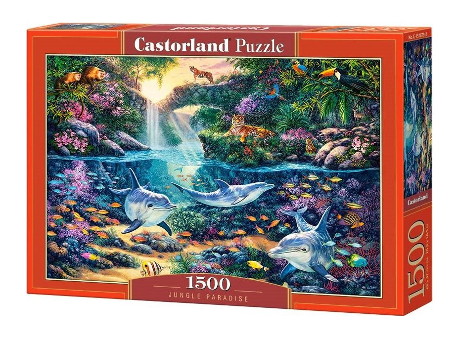 CASTORLAND Puzzle Raj v džungli 1500 dielikov