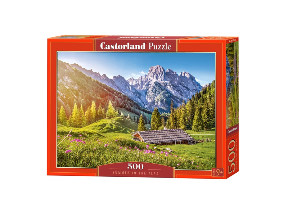 CASTORLAND Puzzle Leto v Alpách 500 dielikov