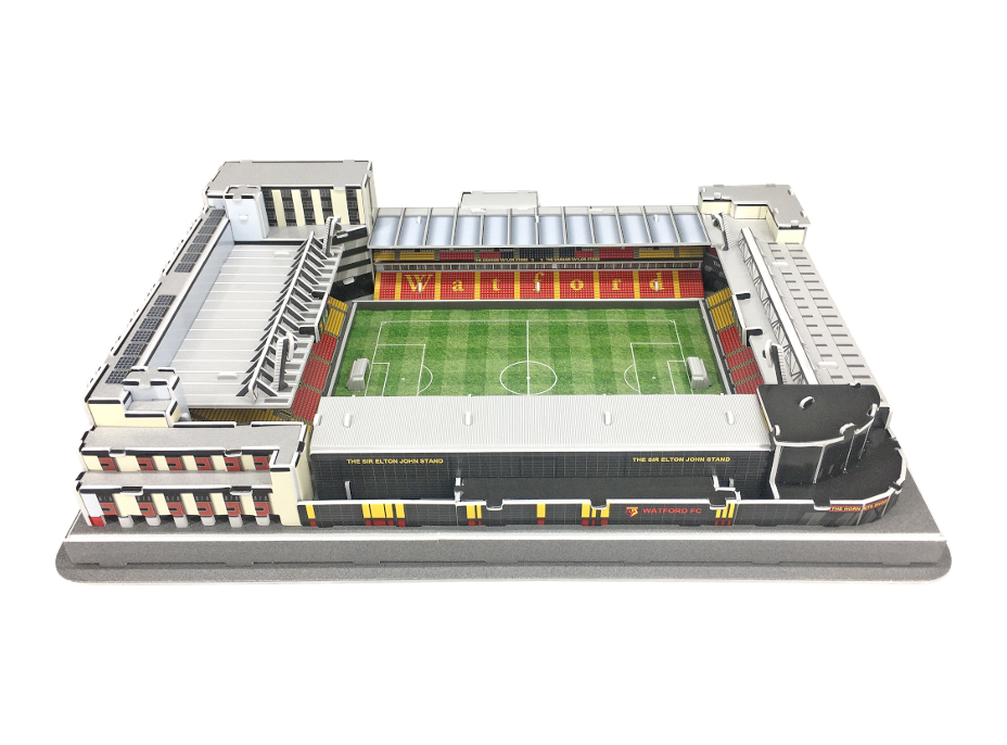 3D puzzle Štadión Vicarage Road - FC Watford 116 dielikov