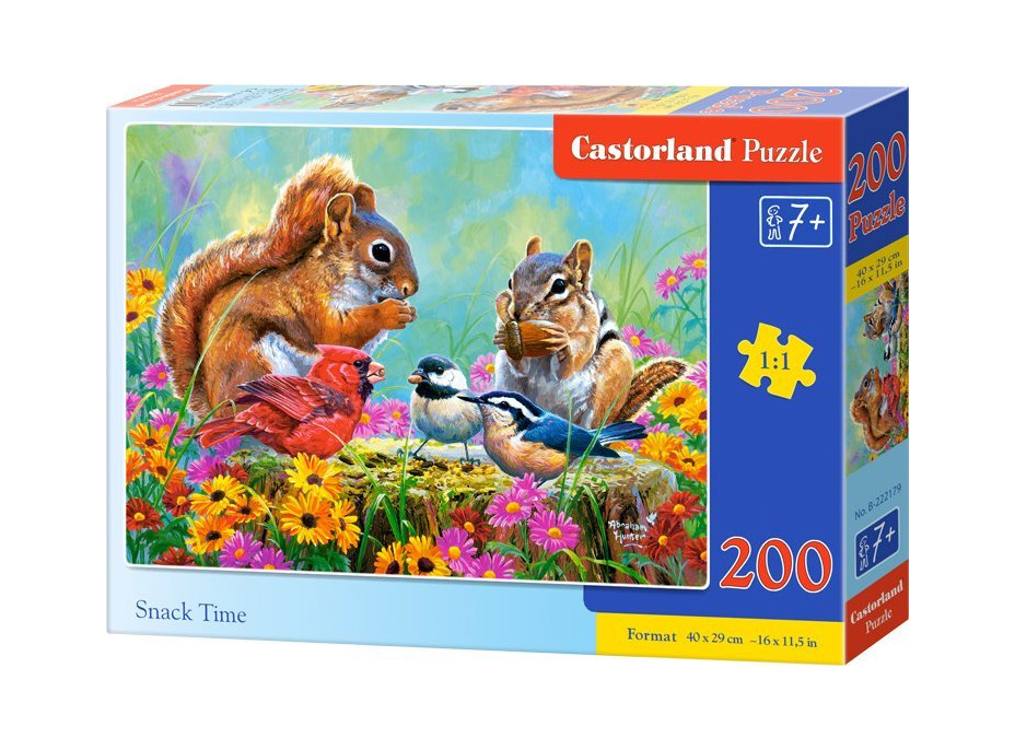 CASTORLAND Puzzle Čas na desiatu 200 dielikov