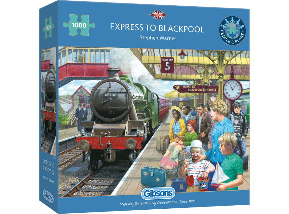 GIBSONS Puzzle Express do Blackpoolu 1000 dielikov