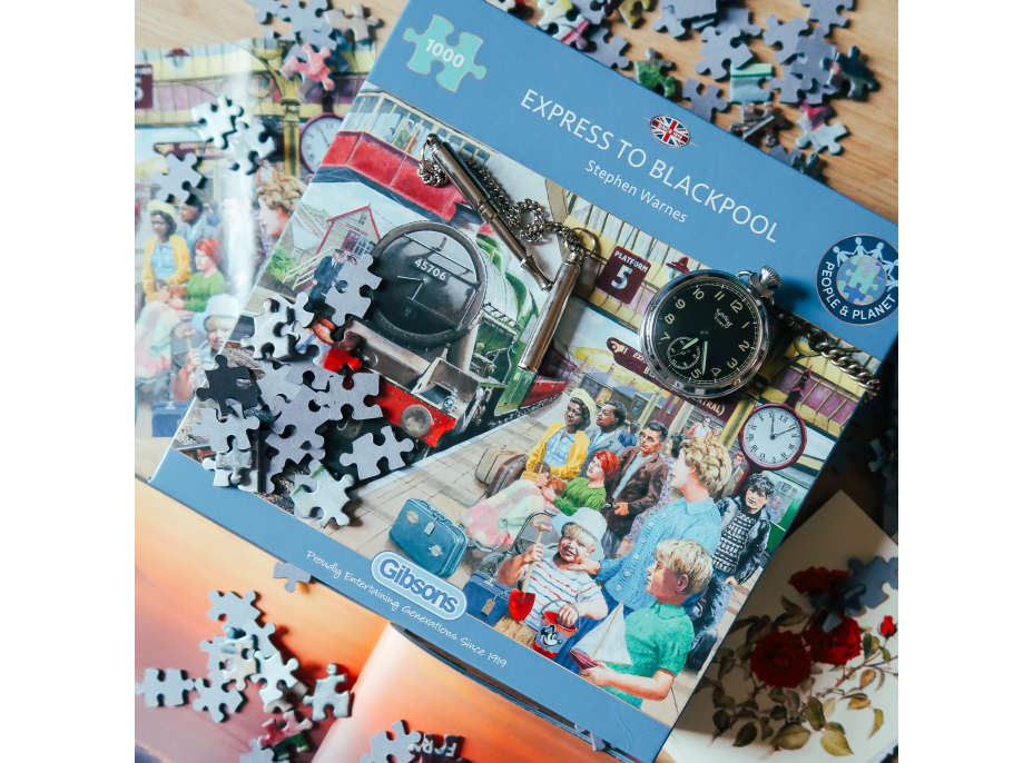 GIBSONS Puzzle Express do Blackpoolu 1000 dielikov