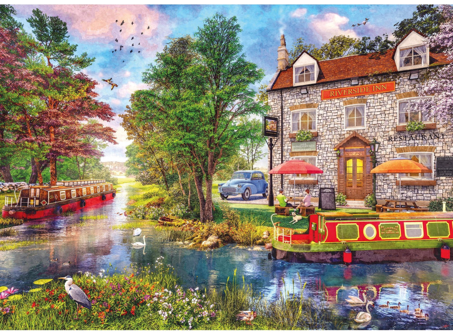 GIBSONS Puzzle Hotel Riverside XXL 100 dielikov