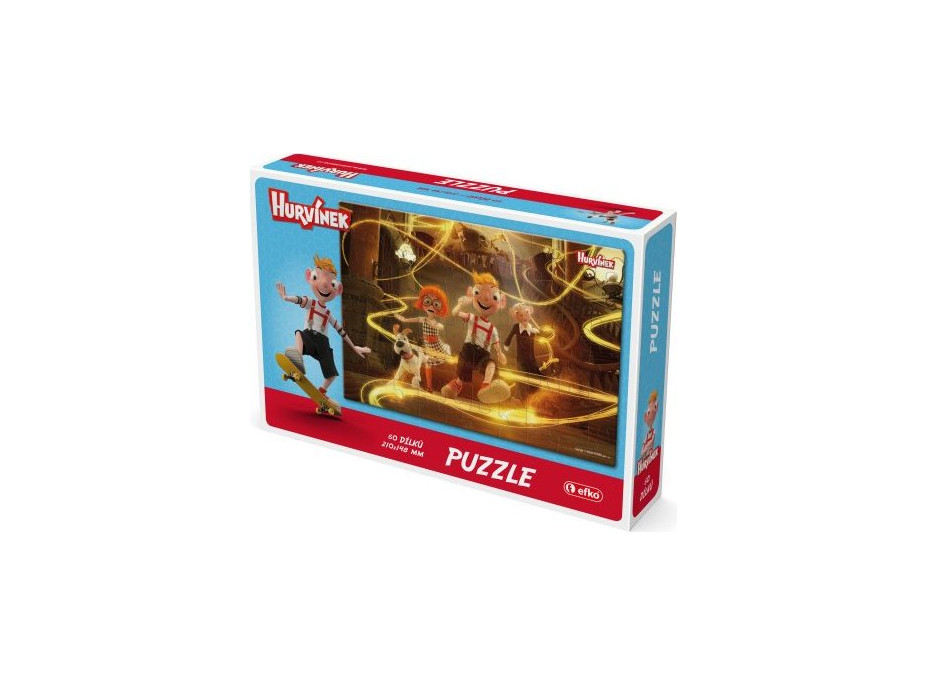 EFKO Puzzle Hurvínek a kúzelné múzeum: Útek 60 dielikov