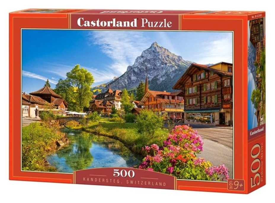 CASTORLAND Puzzle Kandersteg, Švajčiarsko 500 dielikov