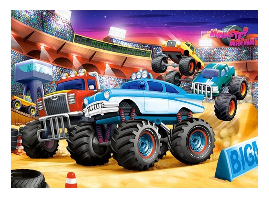 CASTORLAND Puzzle Monster Truck Show 70 dielikov