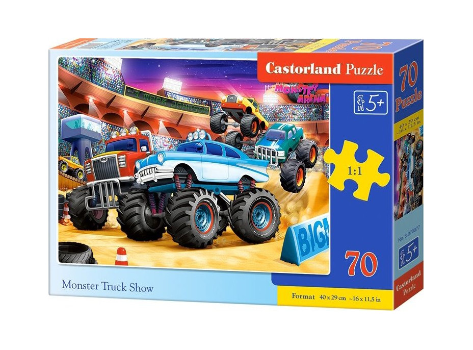 CASTORLAND Puzzle Monster Truck Show 70 dielikov