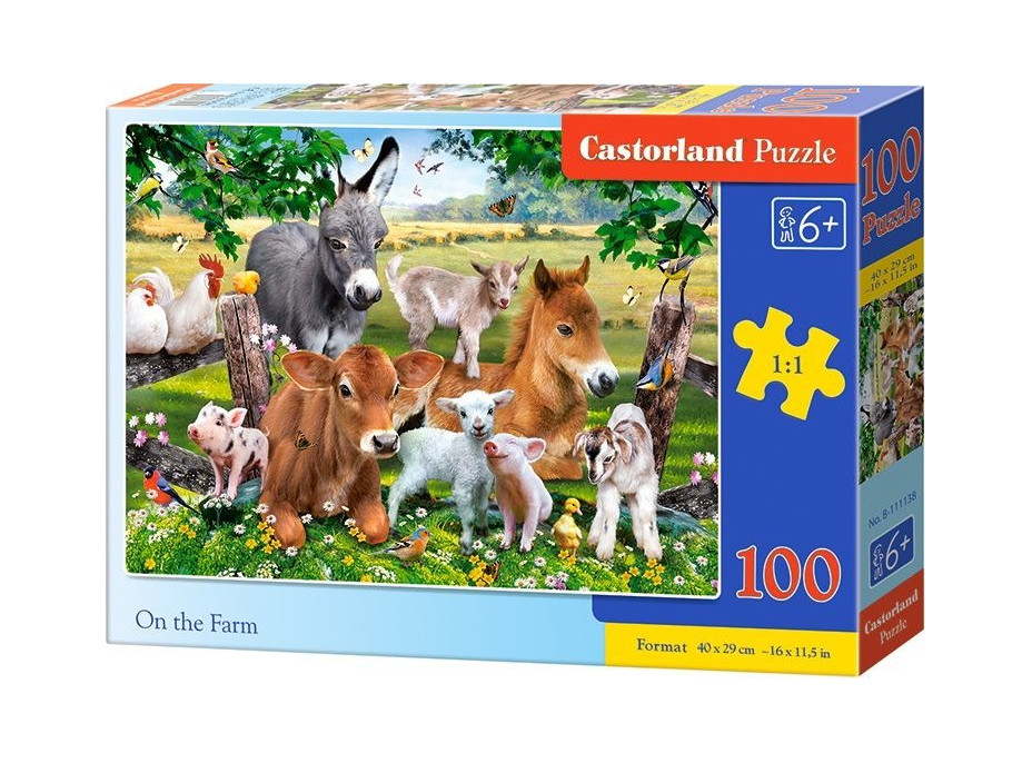 CASTORLAND Puzzle Na farme 100 dielikov