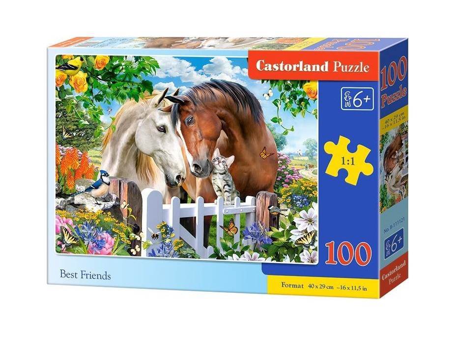 CASTORLAND Puzzle Najlepší priatelia 100 dielikov