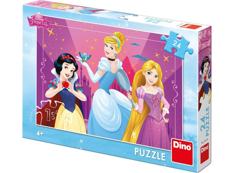 DINO Puzzle Odvážne Disney princeznej 24 dielikov