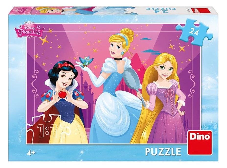 DINO Puzzle Odvážne Disney princeznej 24 dielikov