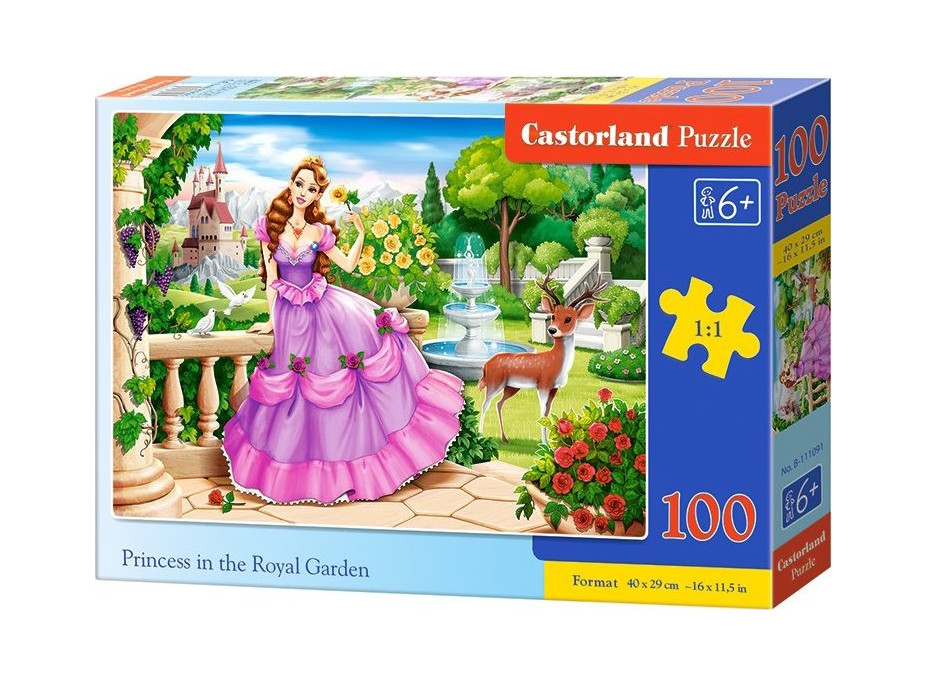 CASTORLAND Puzzle Princezná v kráľovskej záhrade 100 dielikov