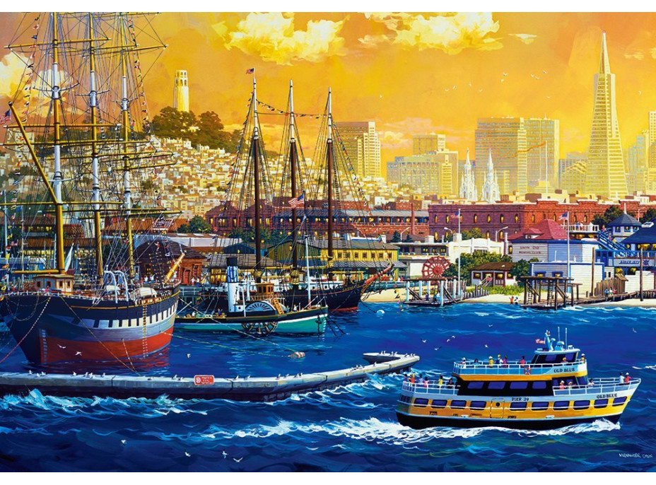 CASTORLAND Puzzle Prístav San Francisco 500 dielikov