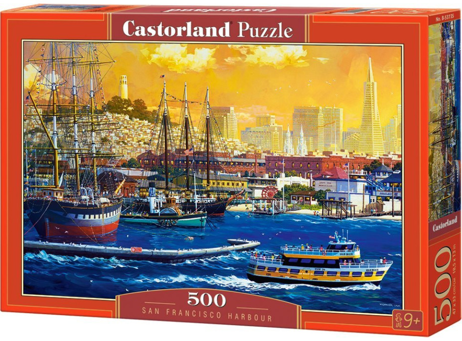 CASTORLAND Puzzle Prístav San Francisco 500 dielikov