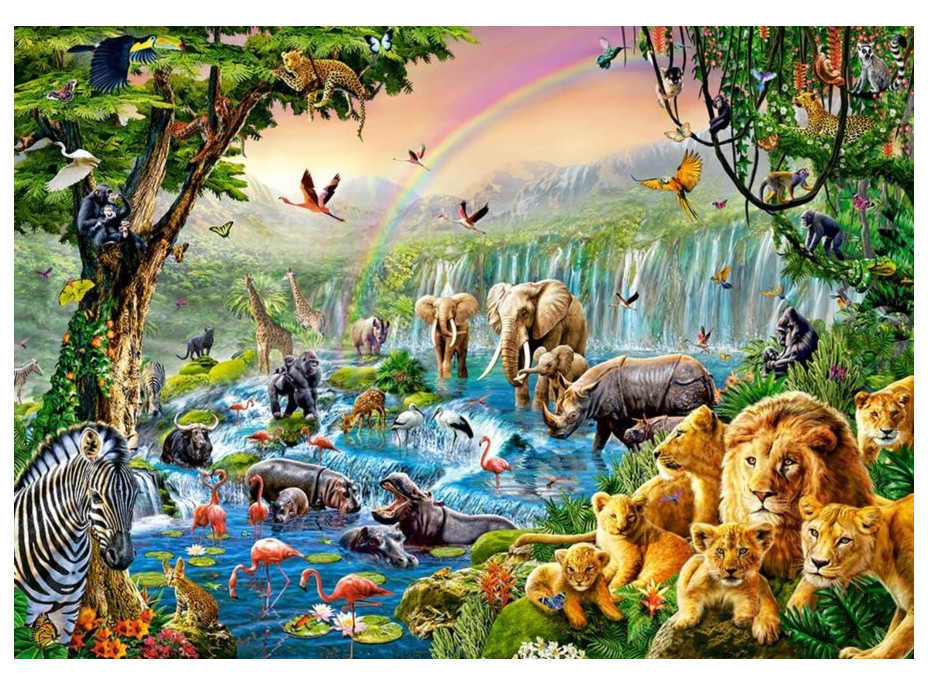 CASTORLAND Puzzle Rieka v džungli 500 dielikov