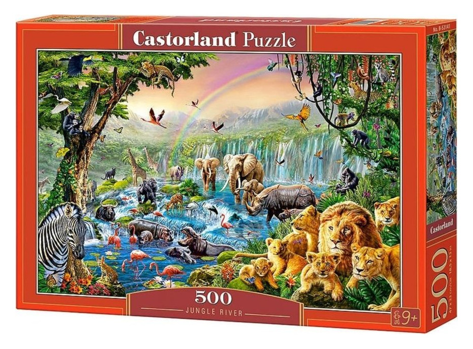 CASTORLAND Puzzle Rieka v džungli 500 dielikov