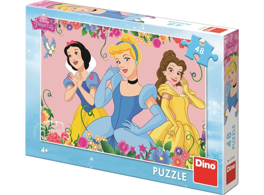 DINO Puzzle Rozkvitnuté princezné 48 dielikov