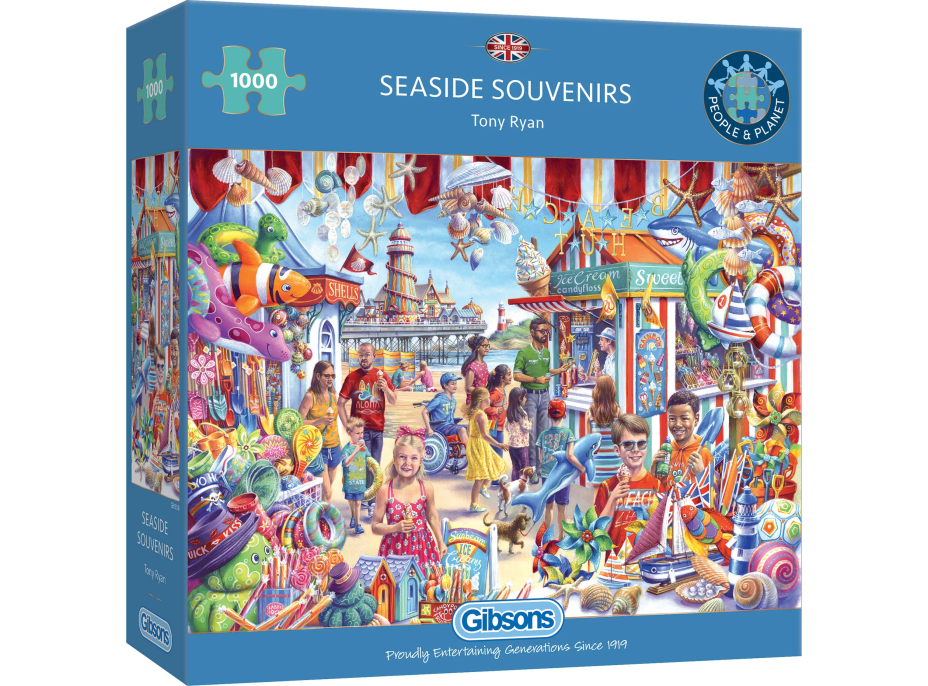 GIBSONS Puzzle Suveníry na pláži 1000 dielikov