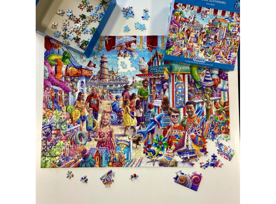 GIBSONS Puzzle Suveníry na pláži 1000 dielikov