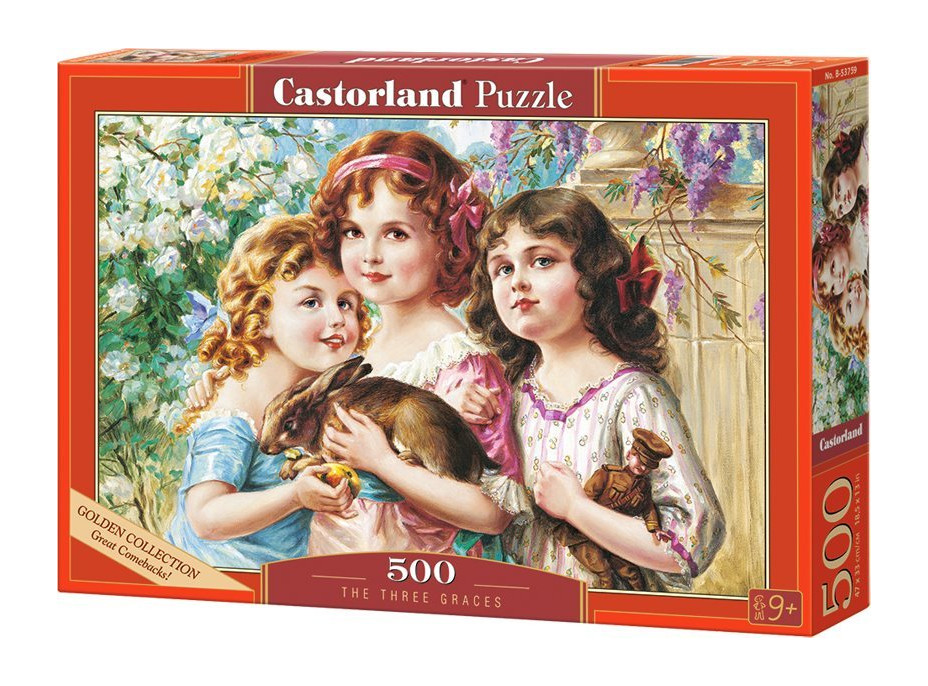 CASTORLAND Puzzle Tri grácie 500 dielikov