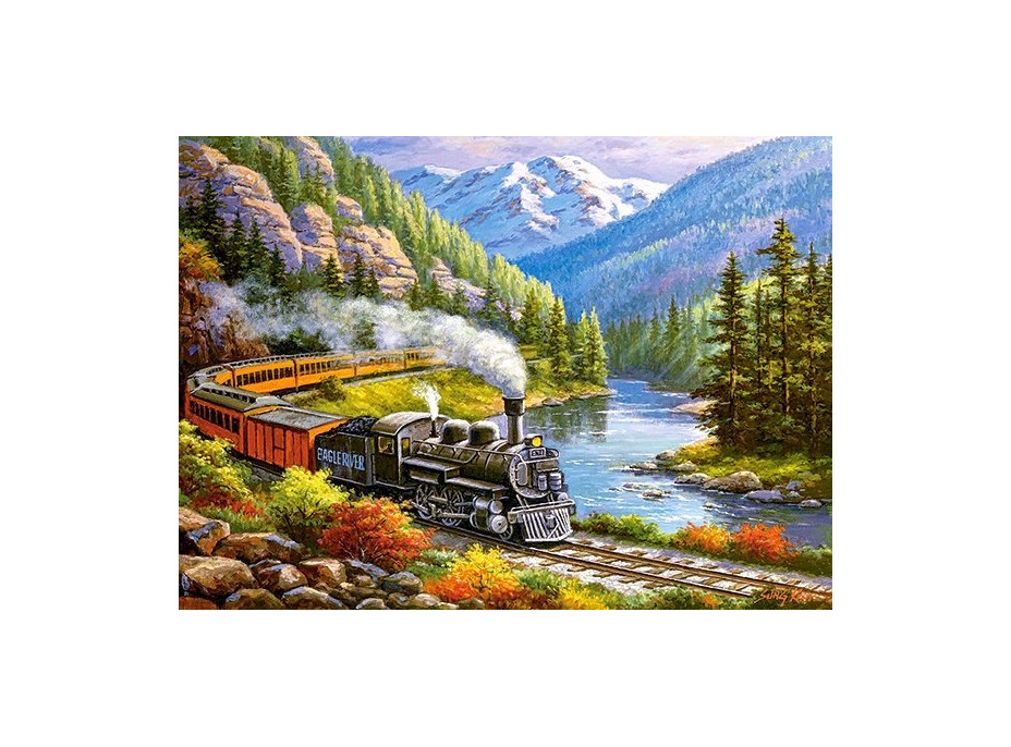 CASTORLAND Puzzle Vlak Eagle River 300 dielikov