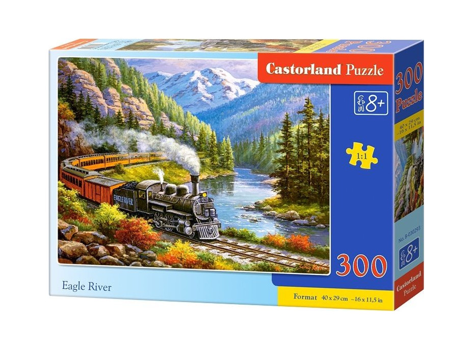 CASTORLAND Puzzle Vlak Eagle River 300 dielikov