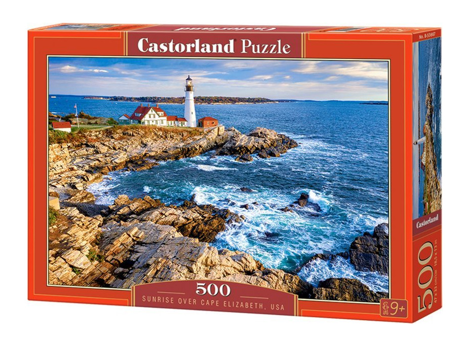 CASTORLAND Puzzle Východ slnka nad Cape Elizabeth, USA 500 dielikov