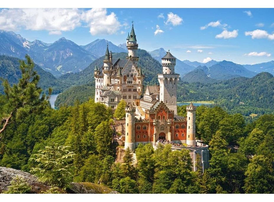 CASTORLAND Puzzle Výhľad na zámok Neuschwanstein 500 dielikov