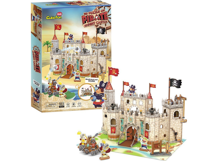 CUBICFUN 3D puzzle Pirátsky hrad 183 dielikov