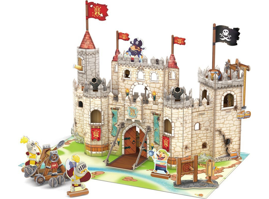 CUBICFUN 3D puzzle Pirátsky hrad 183 dielikov