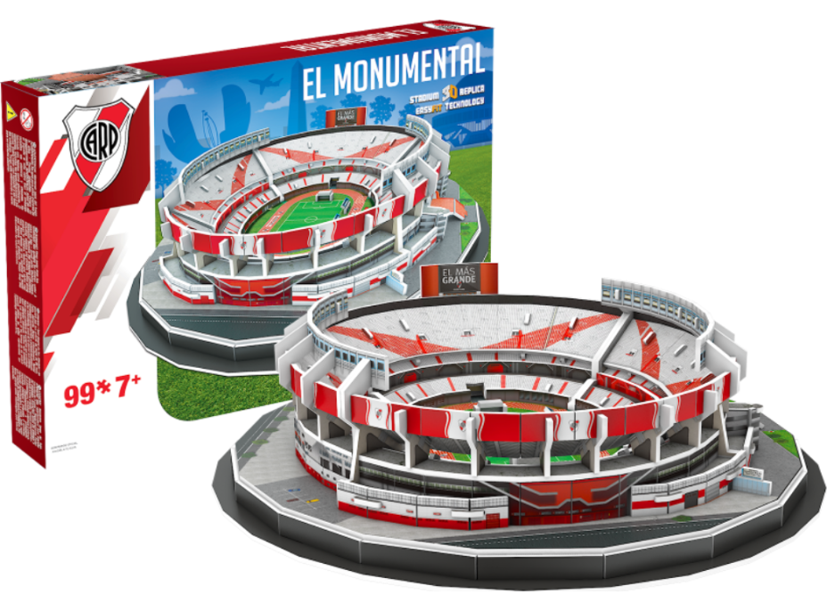 NANOSTAD 3D puzzle Štadión El Monumental - CA River Plate 99 dielikov