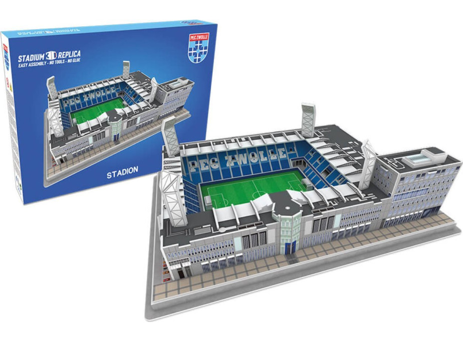 ŠTÁDIUM 3D REPLICA 3D puzzle Štadión MAC3PARK - FC PEC Zwolle 87 dielikov