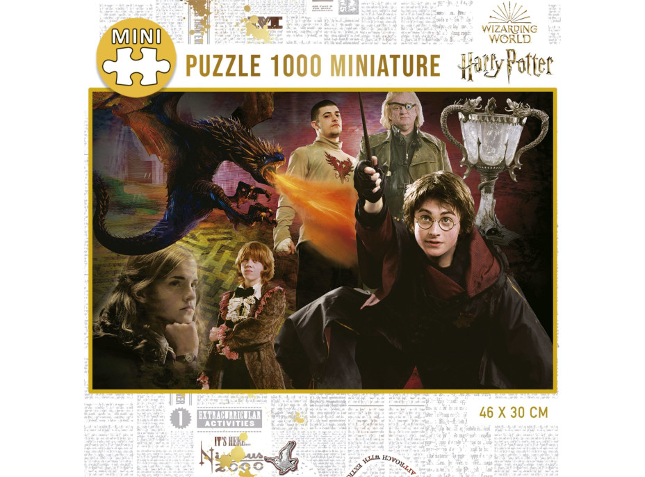 EDUCA Miniatúrne puzzle Harry Potter 1000 dielikov