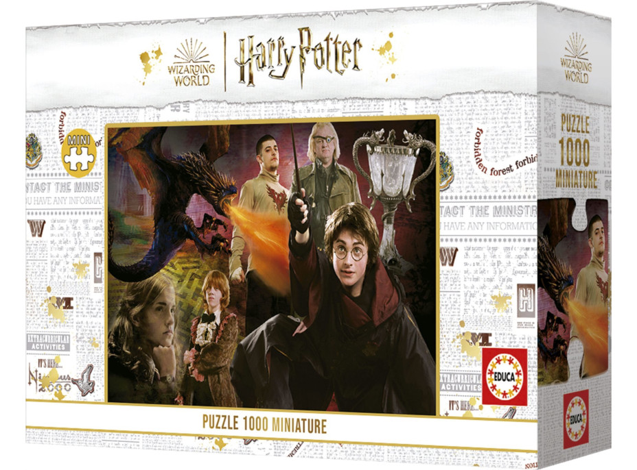 EDUCA Miniatúrne puzzle Harry Potter 1000 dielikov