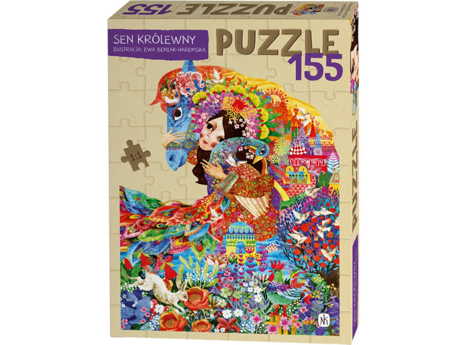 Obrysové puzzle Kráľovnín sen 155 dielikov