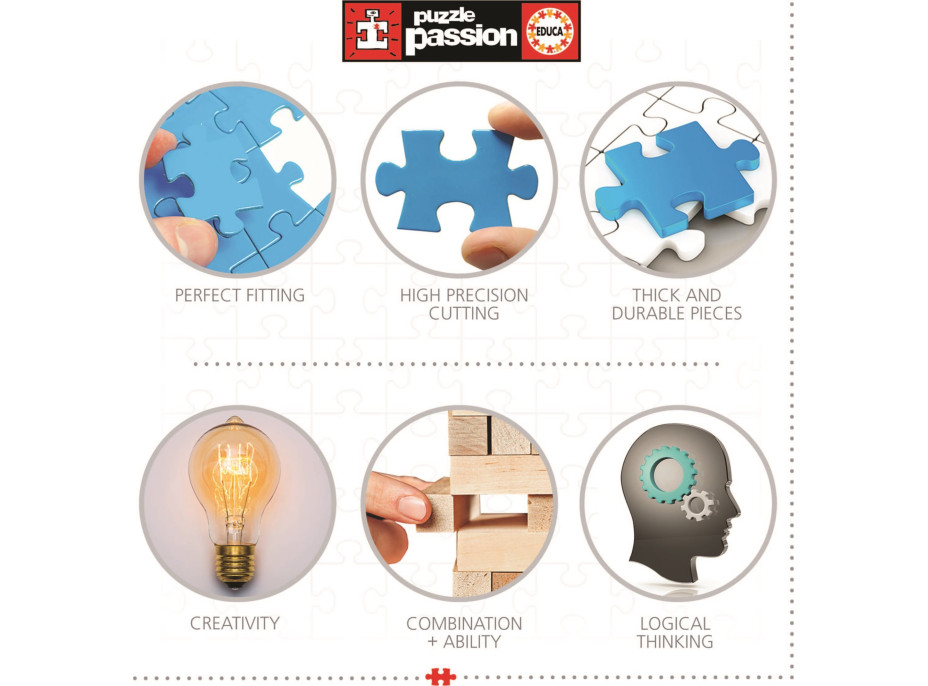 EDUCA Puzzle Aztécko-Mayské prepojenie 2000 dielikov