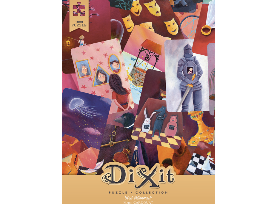 LIBELLUD Puzzle Dixit Collection: Červený Mišmaš 1000 dielikov