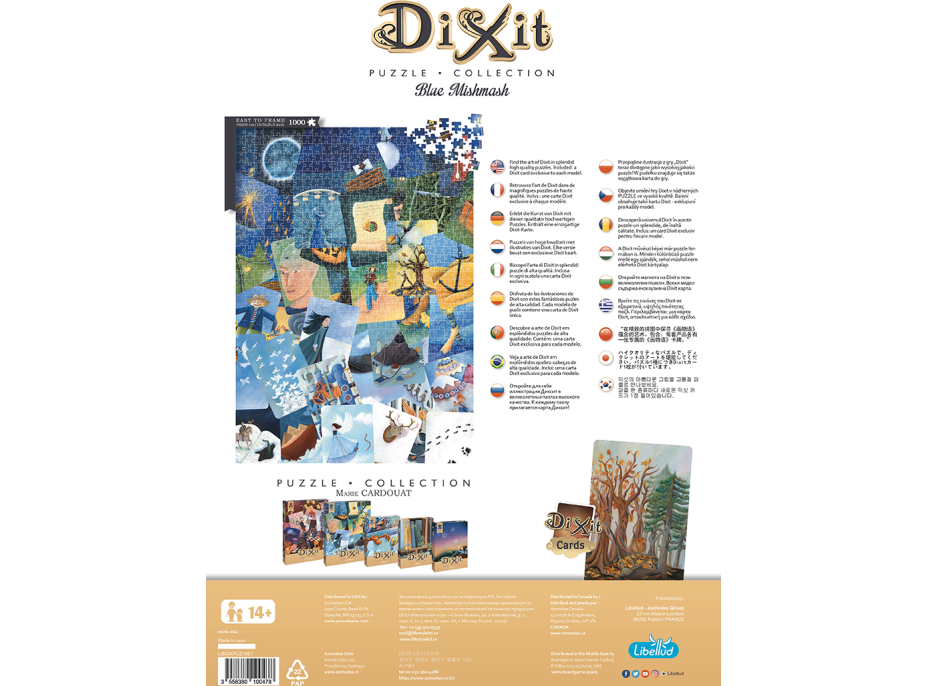 LIBELLUD Puzzle Dixit Collection: Modrý Mišmaš 1000 dielikov