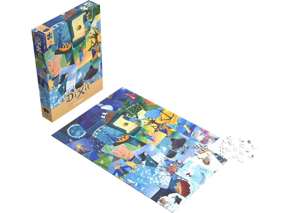 LIBELLUD Puzzle Dixit Collection: Modrý Mišmaš 1000 dielikov