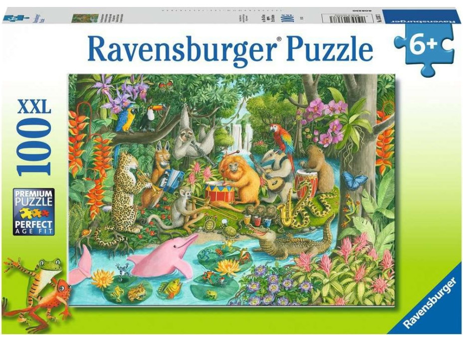 RAVENSBURGER Puzzle Kapela dažďového pralesa XXL 100 dielikov