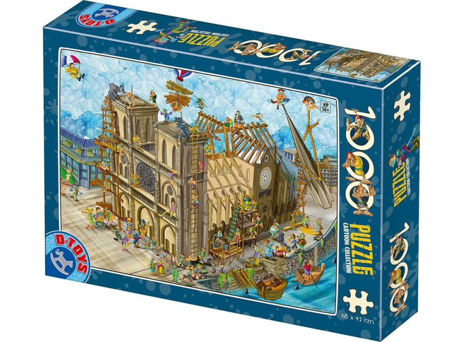 D-TOYS Puzzle Katedrála Notre-Dame, Paríž 1000 dielikov