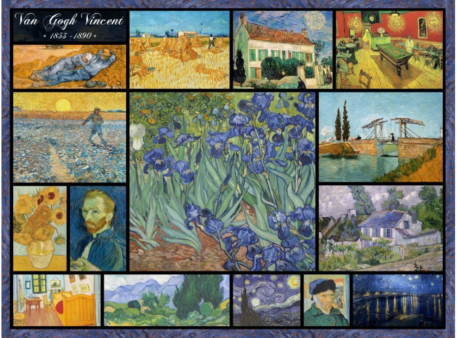 GRAFIKA Puzzle Koláž - Vincent Van Gogh 2000 dielikov