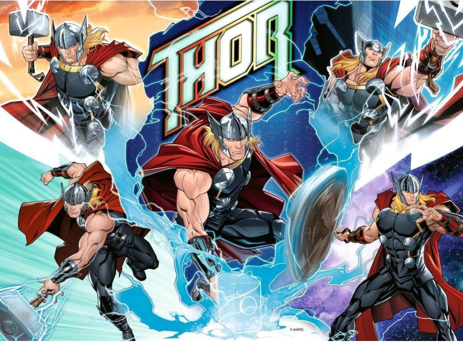 RAVENSBURGER Puzzle Marvel hero: Thor XXL 100 dielikov