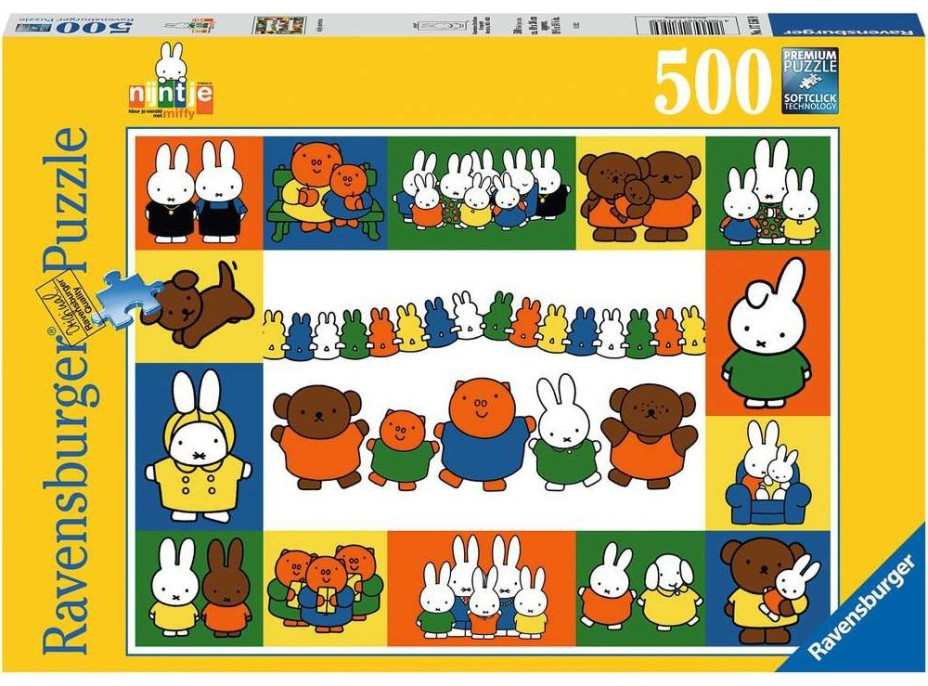 RAVENSBURGER Puzzle Miffy 500 dielikov