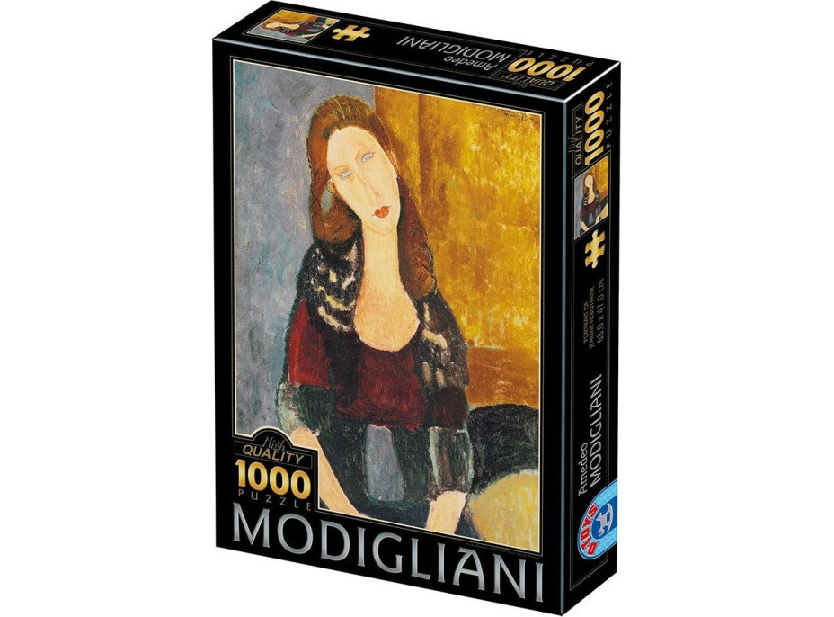 D-TOYS Puzzle Portrét Jeanne Hebuterne 1000 dielikov