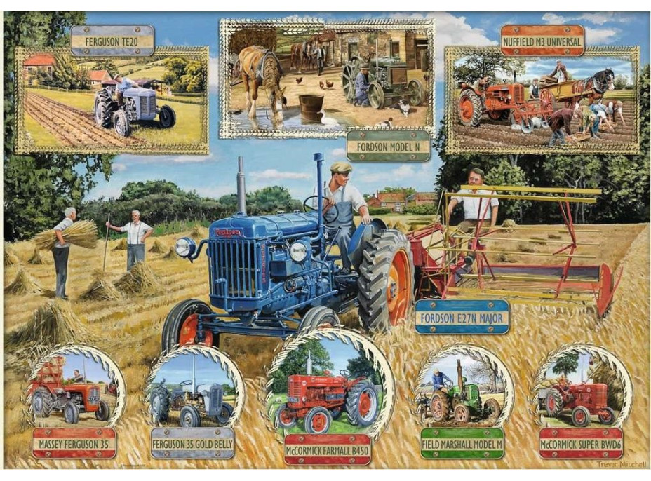 RAVENSBURGER Puzzle Práca na poli 1000 dielikov