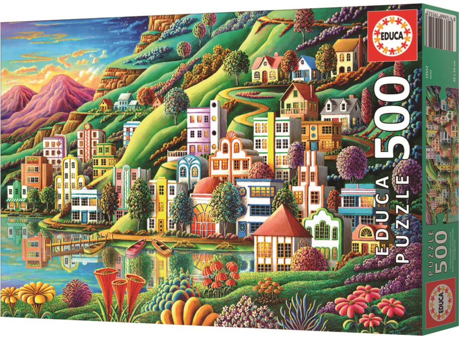 EDUCA Puzzle Skrytý prístav 500 dielikov